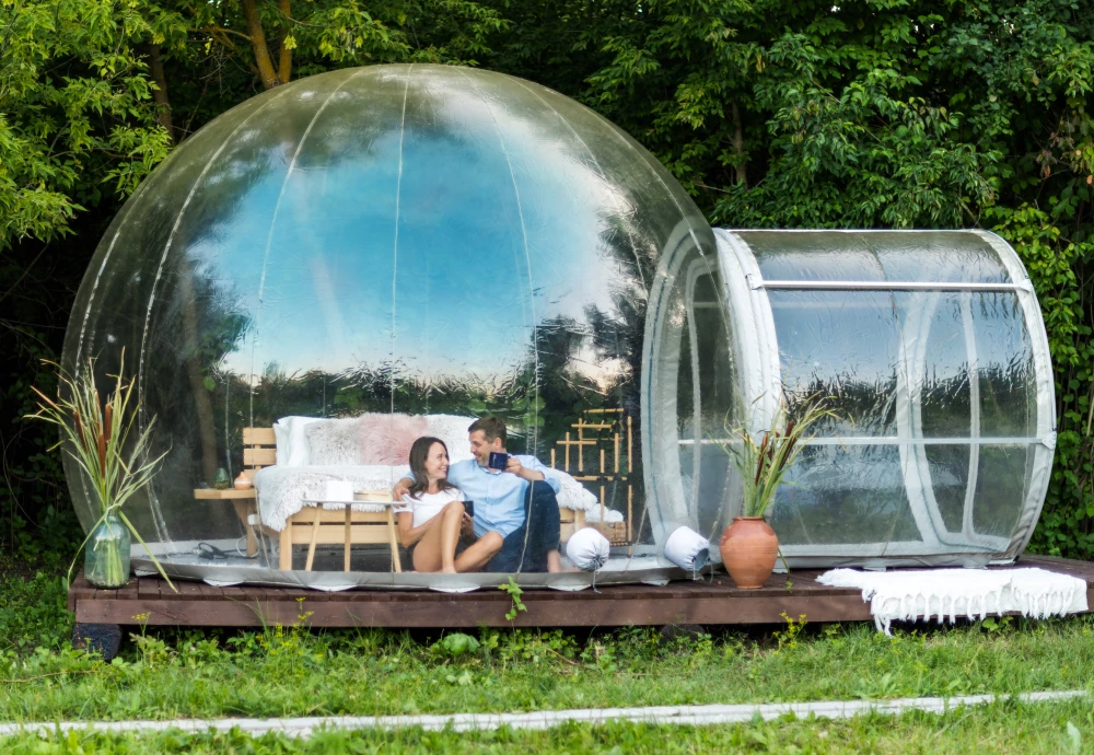 stargazing bubble dome tent